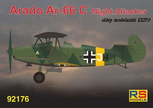 Przejdź do produktu RS MODELS 92176 - 1:72 Arado Ar 66 C Night Attaker