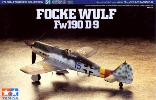 Przejdź do produktu TAMIYA 60751 - 1:72 Focke Wulf Fw-190 D-9
