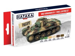 HATAKA AS39 - Zestaw farb WW2 Hungarian AFV panel lighting
