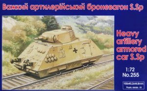 UNIMODELS 255 - 1:72 Heavy artillery armored car S.Sp