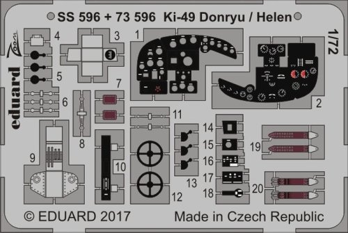 Przejdź do produktu EDUARD 73596 - 1:72 Ki-49 Donryu / Helen