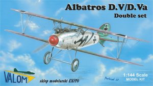 VALOM 14406 - 1:144 Albatros D.V/D.5a - Double set