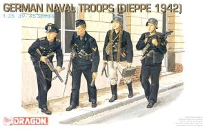 DRAGON 6087 - 1:35 German Naval Troops - Dieppe 1942