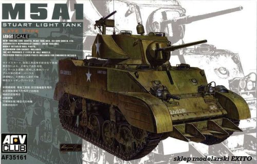 Przejdź do produktu AFV CLUB 35161 - 1:35 M5A1 Stuart Late