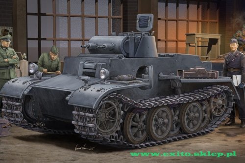 Przejdź do produktu HOBBY BOSS 83804 - 1:35 German Pz.Kpfw.I Ausf.F (VK18.01) - Early
