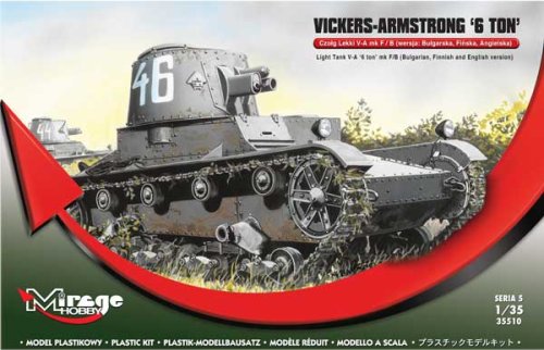 Przejdź do produktu MIRAGE 355010 - 1:35 Vickers-Armstrong 6 ton Mk F/B