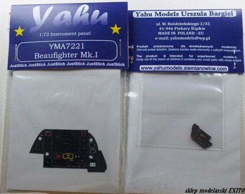 Przejdź do produktu YAHU YMA7221 - 1:72 Beaufighter Mk.I tablica przyrządów