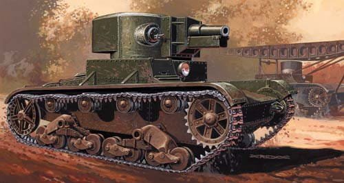 Przejdź do produktu MIRAGE 72610 - 1:72 Czołg wsparcia T-26A 76,2mm