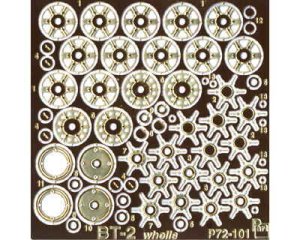 PART P72101 - 1:72 BT-2 wheels