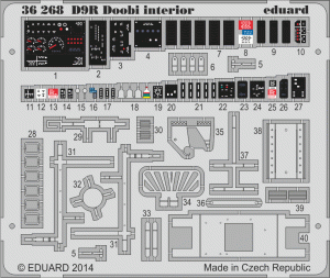 EDUARD 36268 - 1:35 D9R Doobi interior