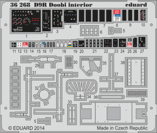 Przejdź do produktu EDUARD 36268 - 1:35 D9R Doobi interior