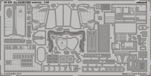 Przejdź do produktu EDUARD 48926 - 1:48 Su-25UB/UBK exterior