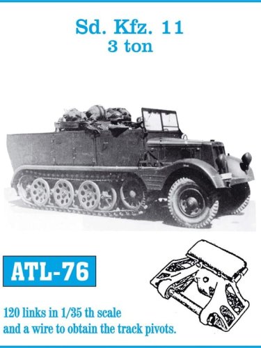 Przejdź do produktu Friulmodel ATL-076 - 1:35 Metalowe gąsienice Sd. Kfz. 11