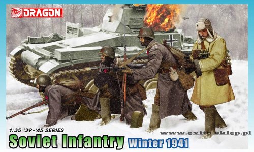 Przejdź do produktu DRAGON 6744 - 1:35 Soviet Infantry Winter 1941
