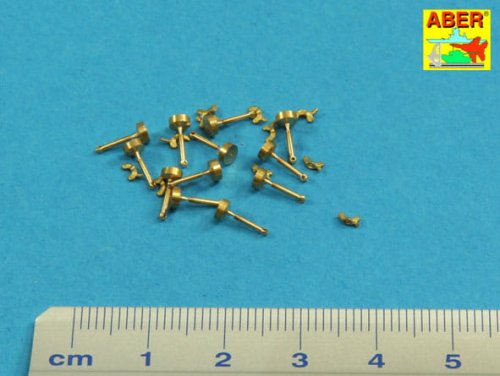 Przejdź do produktu ABER 16105 - 1:16 Wing nuts with turned bolt x 12 pcs