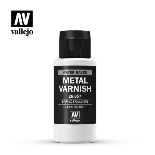 Przejdź do produktu VALLEJO 26657 - Gloss Metal Varnish 60 ml