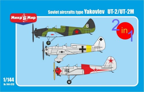 Przejdź do produktu MIKROMIR 144019 - 1:144 Yakovlev UT-2/UT-2M Soviet Aircrafts