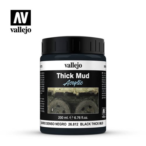 Przejdź do produktu VALLEJO 26812 - Black Thick Mud 200 ml