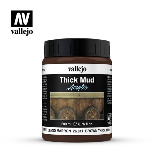 Przejdź do produktu VALLEJO 26811 - Brown Thick Mud 200 ml