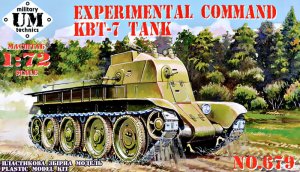 UNIMODELS UM-MT 679 - 1:72 Experimental Command KBT-7 Tank