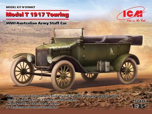 Przejdź do produktu ICM 35667 - 1:35 Model T 1917 Touring WWI Australian Army Staff Car