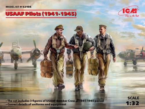 Przejdź do produktu ICM 32104 - 1:32 USAAF Pilots (1941-1945)