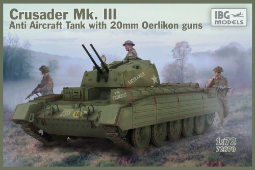 Przejdź do produktu IBG 72070 - 1:72 Crusader Mk. III Anti Aircraft Tank with 20 mm Oerlikon guns