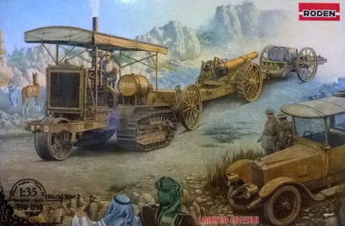Przejdź do produktu RODEN 814 - 1:35 Holt 75 Artillery tracktor w/BL 8-inch Howitzer