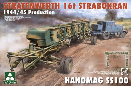 Przejdź do produktu TAKOM 2124 - 1:35 Stratenwerth 16T Strabokran 1944/45 Production & Hanomag SS100