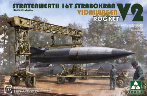 Przejdź do produktu TAKOM 2123 - 1:35 Stratenwerth 16T Strabokran Vidalwagen V2 Rocket