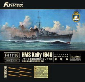 FLYHAWK 1119S - 1:700 HMS Kelly 1940 Deluxe Edition