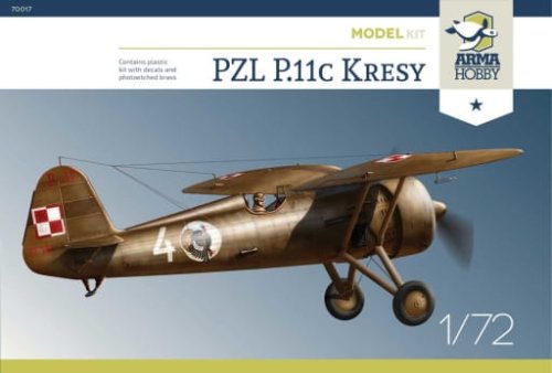 Przejdź do produktu ARMA HOBBY 70017 - 1:72 PZL P.11c Kresy model samolotu do sklejania