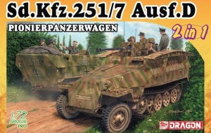 DRAGON 7605 - 1:72 Sd.Kfz.251/7 Ausf.D Pionierpanzerwagen