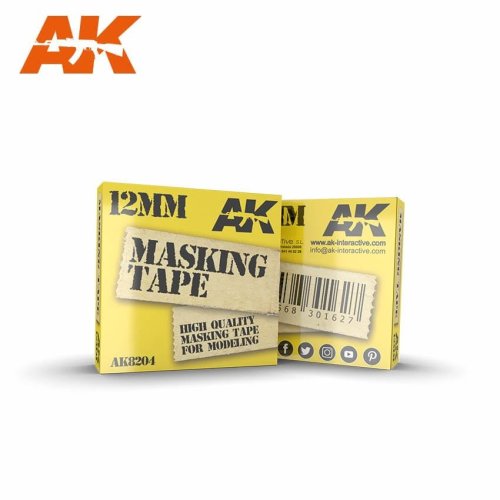 Przejdź do produktu AK INTERACTIVE 8204 - Taśma maskująca, szerokość 12 mm