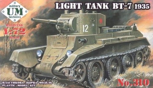 Przejdź do produktu UNIMODELS UM-MT 310 - 1:72 Light Tank BT-7 (1935)