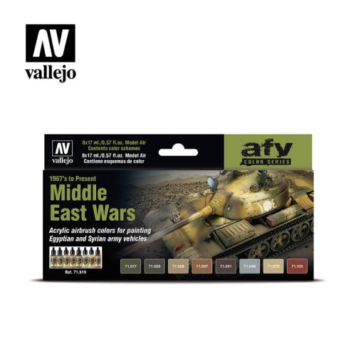 Przejdź do produktu VALLEJO 71619 - Middle East Wars 1967s to Present - Colors Set