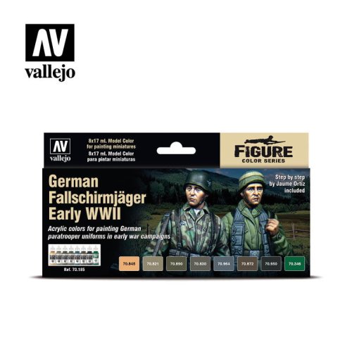 Przejdź do produktu VALLEJO 70185 - German Fallschirmjager Early WWII - Model Color Set