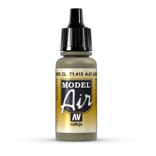Przejdź do produktu VALLEJO 71415 - Farba akrylowa A-21 Light Greyish Brown 17 ml - Model Air