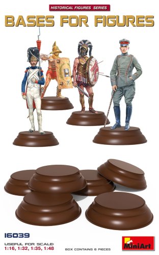 Przejdź do produktu MINIART 16039 - 1:16 Bases for Figures - 6 pcs