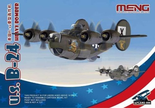 Przejdź do produktu MENG MODEL mPLANE-006 - 1:Egg US B-24 Heavy Bomber