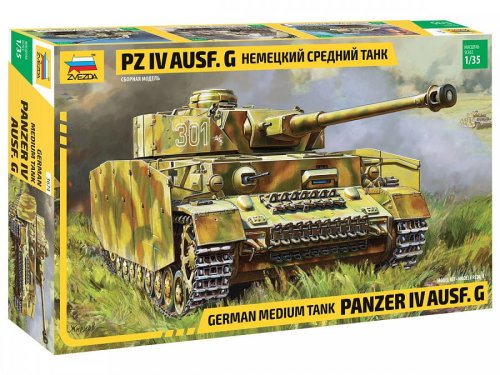 Przejdź do produktu ZVEZDA 3674 - 1:35 Panzer IV Ausf.G German Medium Tank