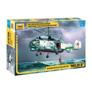 ZVEZDA 7247 - 1:72 Russian Rescue Helicopter Ka-27 Helix D