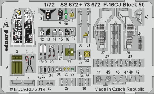 Przejdź do produktu EDUARD SS672 - 1:72 F-16CJ Block 50