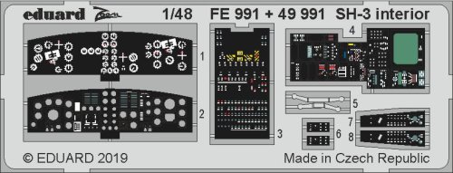 Przejdź do produktu EDUARD FE991 - 1:48 SH-3 interior