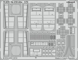 EDUARD 73670 - 1:72 He 219 Uhu