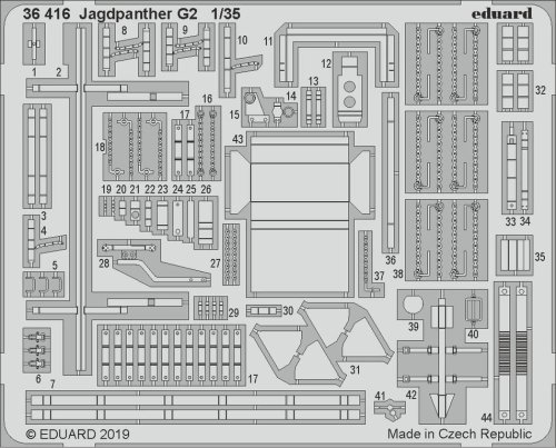 Przejdź do produktu EDUARD 36416 - 1:35 Jagdpanther G2