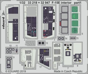 EDUARD 33218 - 1:32 F-15E interior