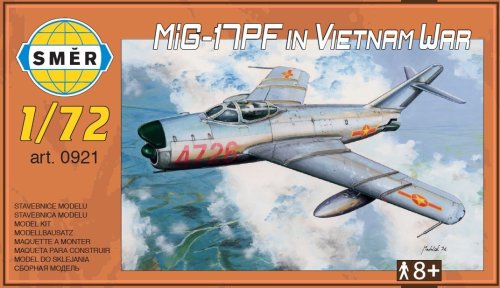 Przejdź do produktu SMER 0921 - 1:72 MiG-17PF in Vietnam War