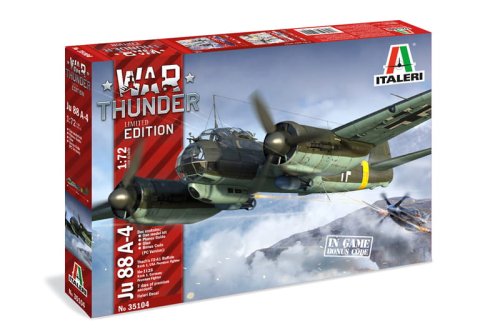 Przejdź do produktu ITALERI 35104 - 1:72 War Thunder - Junkers Ju-88 A4