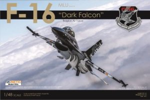 KINETIC 49002 - 1:48 F-16MLU Dark Falcon Belgian Air Force
